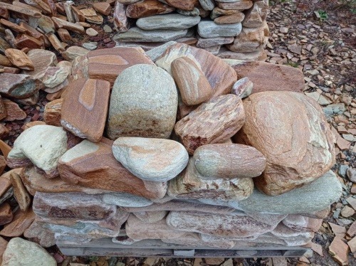 Златолит жёлтый, жёлто-зелёный глыбки и валуны для ланшафтного дизайна купить в Томске