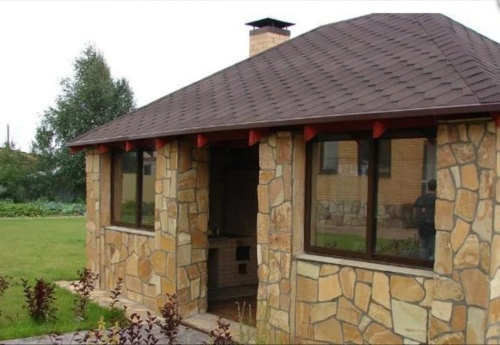 Плитняк златолит жёлтый для фасада 1,5-3 см купить в Томске