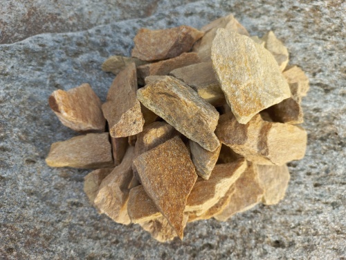 Златолит жёлтый декоративная каменная крошка купить в Томске