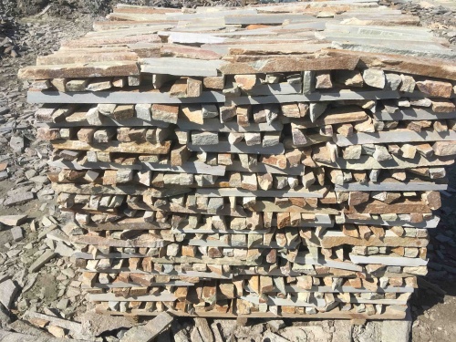 Горбушка златолит золотистый для облицовки купить в Томске