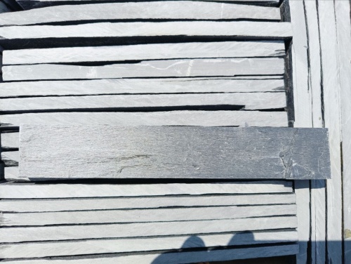 Плитка чёрная из натурального камня фасадная 30 см * 5 см, толщина 7 мм -30 мм купить в Томске